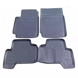 Коврики салона Element 3D DATSUN mi-DO 2015> полиуретановые черные 4 шт.