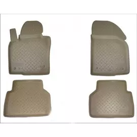 Коврики салона Element BMW X3 полиуретановые бежевые 4 шт.