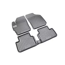 Коврики салона Element CHEVROLET Spark полиуретановые черные 4 шт.