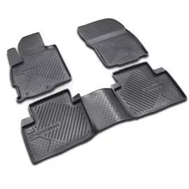 Коврики салона Element CITROEN C-Crosser полиуретановые черные 4 шт.