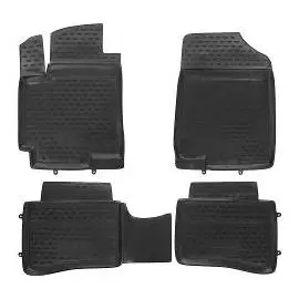 Коврики салона Element HYUNDAI Solaris 2010-2014 хб. полиуретановые черные 4 шт.