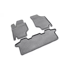 Коврики салона Element HYUNDAI Trajet 1999-2008, МКПП, полиуретан черные 4 шт.