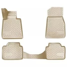 Коврики салона Element JAGUAR XF полиуретановые бежевые 4 шт.