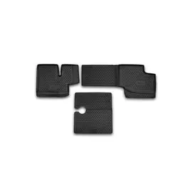 Коврики салона Element КАМАЗ 6520 полиуретановые черные 3 шт.