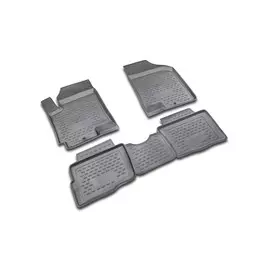 Коврики салона Element KIA Soul 2008> полиуретановые черные 4 шт.