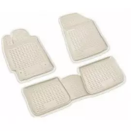 Коврики салона Element LEXUS RX350 2003-2009 полиуретановые бежевые 4 шт.