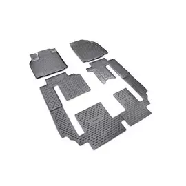 Коврики салона Element MAZDA CX-9 2007-2012, 2012-2015 полиуретан черные 6 шт.