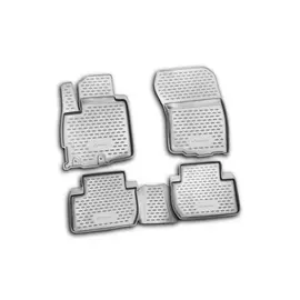 Коврики салона Element MITSUBISHI Outlander XL 2010> полиуретановые черные 4 шт.