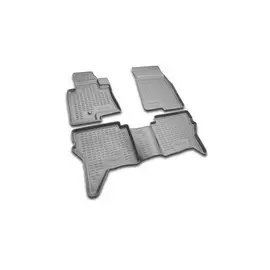Коврики салона Element MITSUBISHI Pajero IV(V80), 3 дв, 2006, полиуретан черные 4 шт.