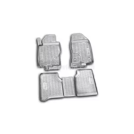 Коврики салона Element NISSAN Navara 2010> полиуретановые черные 4 шт.