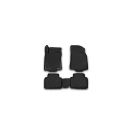 Коврики салона Element NISSAN X-Trail 2015> полиуретановые черные 4 шт.