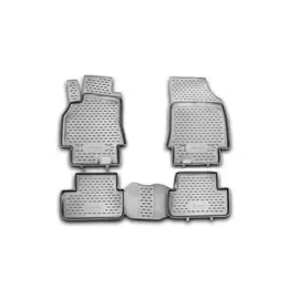 Коврики салона Element RENAULT Fluence 2010> полиуретановые черные 4 шт.