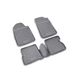 Коврики салона Element RENAULT Kangoo 2010> полиуретановые черные 4 шт.