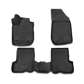 Коврики салона Element RENAULT Sandero/Sandero Stepway полиуретановые черные 4 шт.