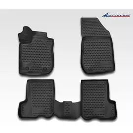 Коврики салона Element RENAULT Sandero/Sandero Stepway полиуретановые черные 4 шт