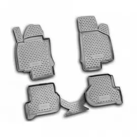 Коврики салона Element SKODA Octavia полиуретановые черные 4шт