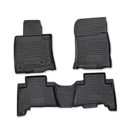 Коврики салона Element TOYOTA Land Cruiser Prado 2009-2013 5 мест полиуретановые черные 4 шт.