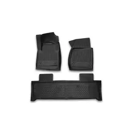 Коврики салона Element УАЗ Patriot 3163, 2014-2016, полиуретан черные 3 шт.