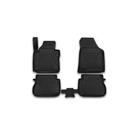 Коврики салона Element VW Caddy 2002-2015 полиуретановые черные 4 шт.