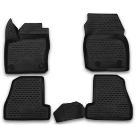 Коврики салона FORD Focus 3 2015 полиуретановые черные 4шт