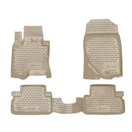 Коврики салона INFINITI EX35 2008 полиуретановые бежевые 4шт