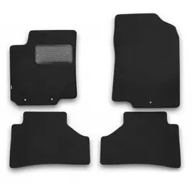 Коврики салона Klever KIA Rio эконом текстильные черные 4 шт.