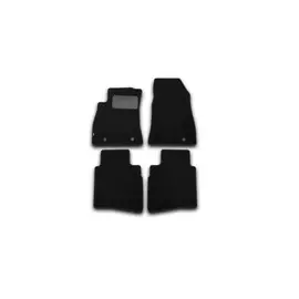 Коврики салона Klever NISSAN Sentra текстильные черные 4 шт.
