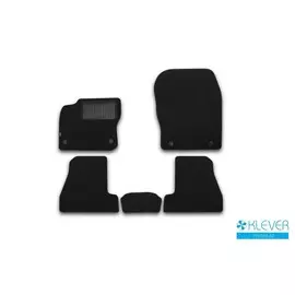 Коврики салона Klever Premium FORD Focus III 2015-2018 2018 седан текстильные черные 5шт