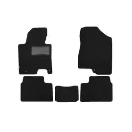 Коврики салона Klever Premium KIA Ceed АКПП 2012-2018 хэтчбекуниверсал текстильные черные 5шт