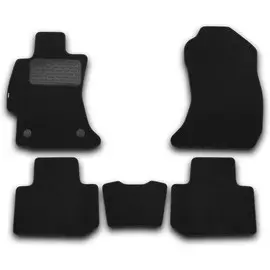 Коврики салона Klever Premium SUBARU Forester 2013-2018 кроссовер текстильные черные 5шт