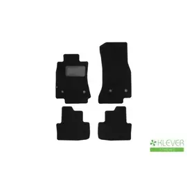 Коврики салона Klever Standard CADILLAC ATS 2014, сед., текстиль черные 4 шт.