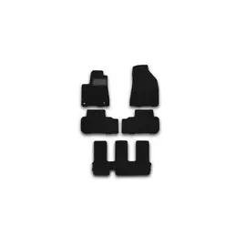 Коврики салона Klever TOYOTA Highlander текстильные черные 5 шт.