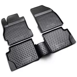 Коврики салона MAZDA 2 2007 полиуретановые черные 4шт