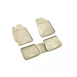 Коврики салона MERCEDES-BENZ B-Class W246 2011 полиуретановые бежевые 4шт