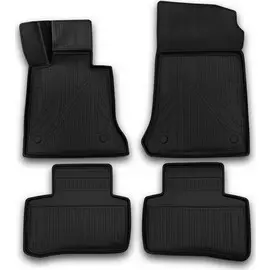 Коврики салона MERCEDES-BENZ GLK X204 2014 полиуретановые черные 4шт