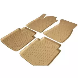 Коврики салона MERCEDES-BENZ M-Class W164 2006 полиуретановые бежевые 4шт
