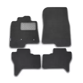 Коврики салона MITSUBISHI Pajero IV 2006 внедорожник текстильные серые 4шт