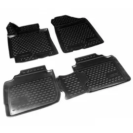 Коврики салона MITSUBISHI Pajero Sport 2016 полиуретановые черные 4шт