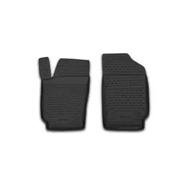 Коврики салона передние Element VW Polo 2010, сед., передние полиуретан черные 2 шт.