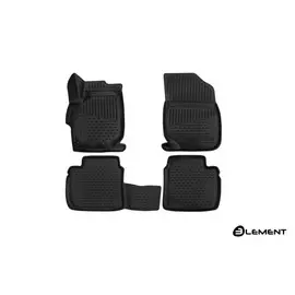 Коврики салона PEUGEOT 301 2013 полиуретановые черные 4шт