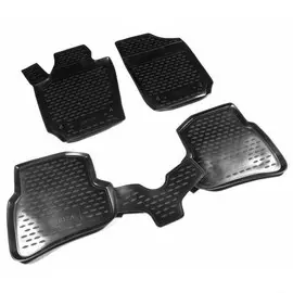 Коврики салона SEAT Ibiza 2008 универсал полиуретановые черные 4шт