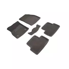 Коврики салона Seintex 3D CHEVROLET CRUZE ворсовые серые комп 4 шт