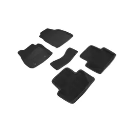 Коврики салона Seintex 3D FORD ECOSPORT ворсовые черные комп 4 шт