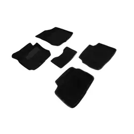 Коврики салона Seintex 3D HYUNDAI i30 2009-2012 ворсовые черные комп 4 шт