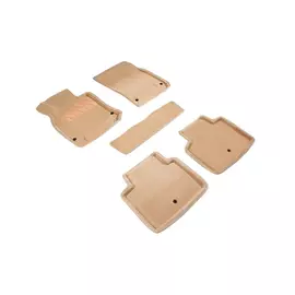 Коврики салона Seintex 3D INFINITI M 37X/Q 70 ворсовые бежевые комп 4 шт