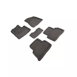 Коврики салона Seintex 3D KIA SPORTAGE IV ворсовые серые комп 4 шт