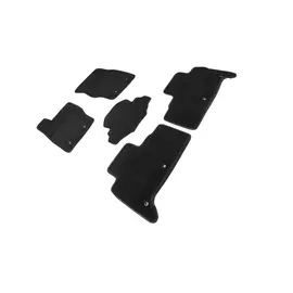 Коврики салона Seintex 3D LAND ROVER Discovery V 2017-н.в. ворсовые черные комп 4 шт