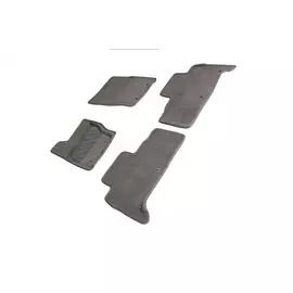 Коврики салона Seintex 3D LAND ROVER DISCOVERY V ворсовые серые комп 4 шт