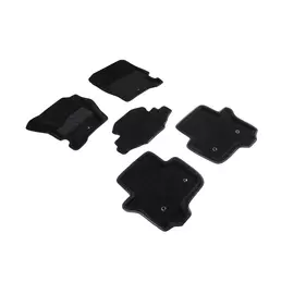 Коврики салона Seintex 3D LAND ROVER Land Rover Discovery III 2004-2009/IV 2009-2017 ворсовые черные комп 4 шт