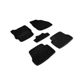 Коврики салона Seintex 3D MAZDA 3 2009-2013 ворсовые черные комп 4 шт